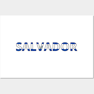 Drapeau Salvador Posters and Art